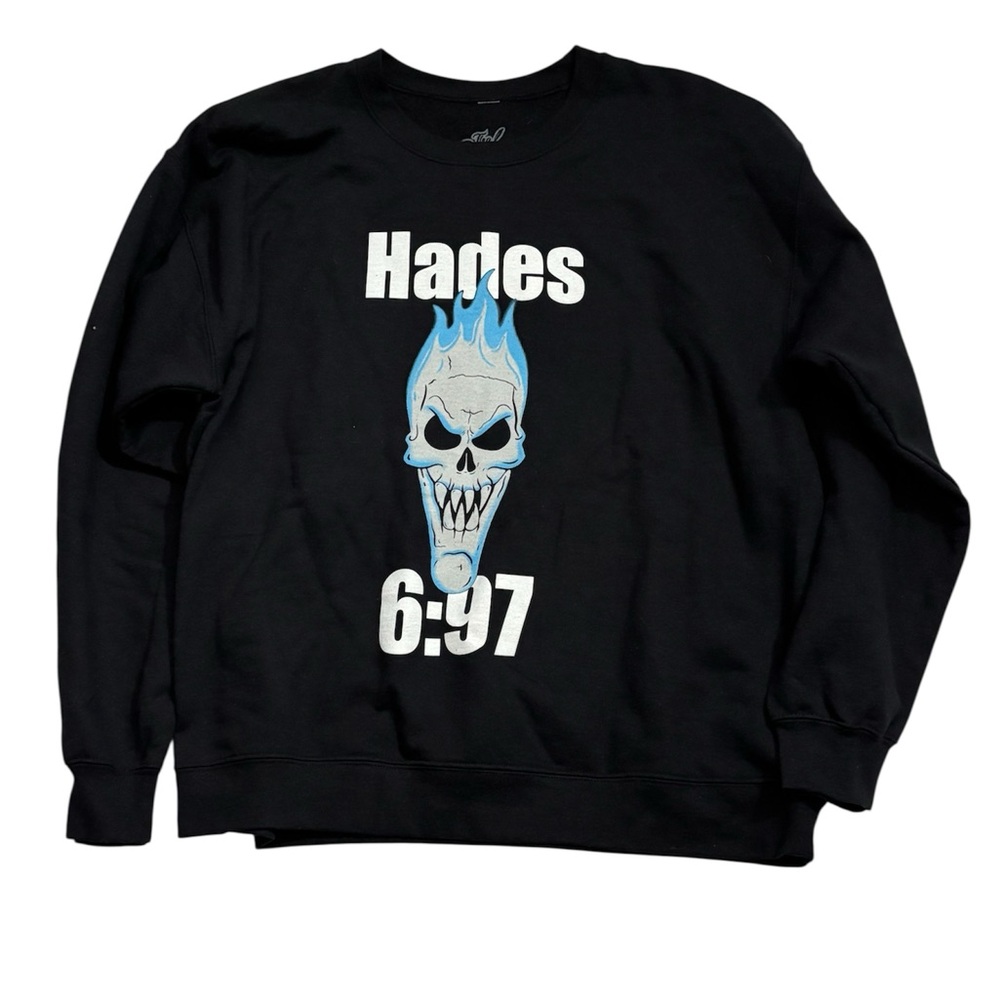 Lost Bros Black Hades Graphic Men's Sweater